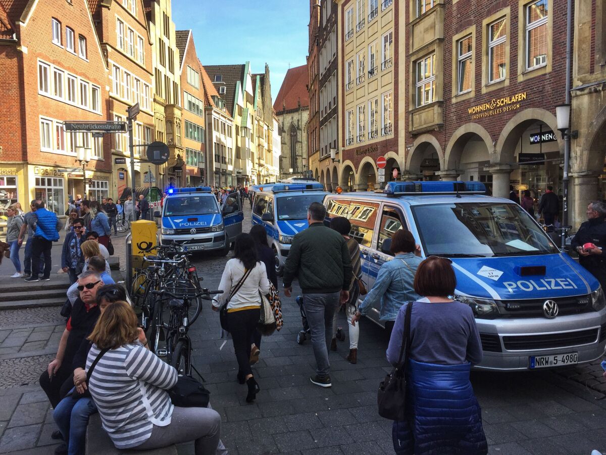 Nemecko Münster automobil ľudia náraz obete