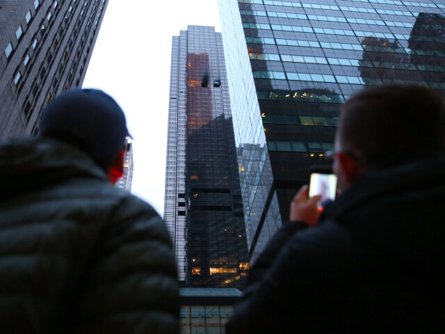 trump tower, požiar
