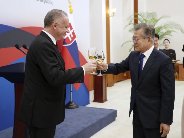 Kórea Slovensko Kiska návšteva