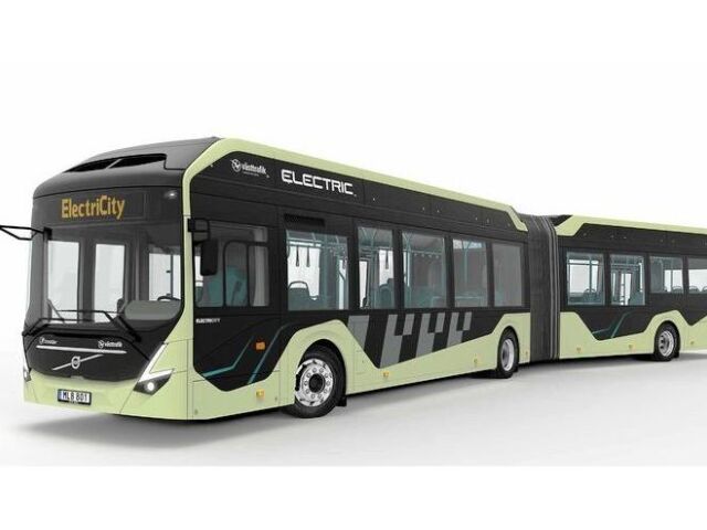 Volvo - elektrický kĺbový autobus