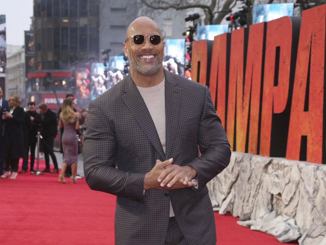 Herec Dwayne Johnson.
