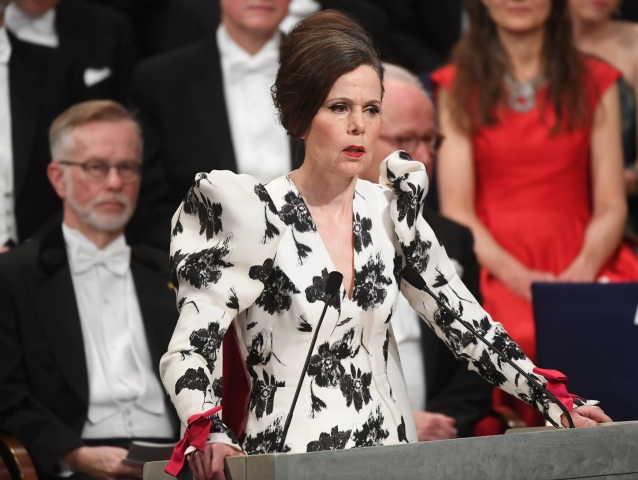 Švédska akadémia, Nobelova cena, profesorka, Sara Daniusová