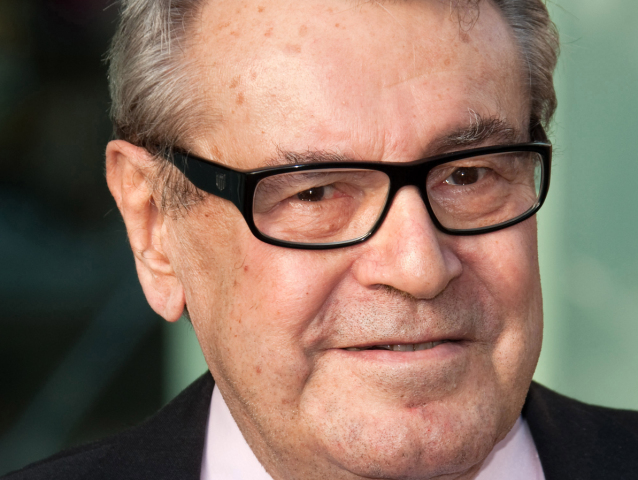 Režisér Miloš Forman na vyhlásení cien Chaplin Award Gala v roku 2012.