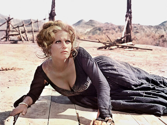Herečka Claudia Cardinale na snímke z filmu Vtedy na západe z roku 1968. 