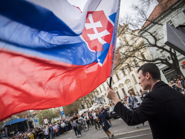 protest, študenti, #niejenamtojedno, Bratislava, Za slušné Slovensko