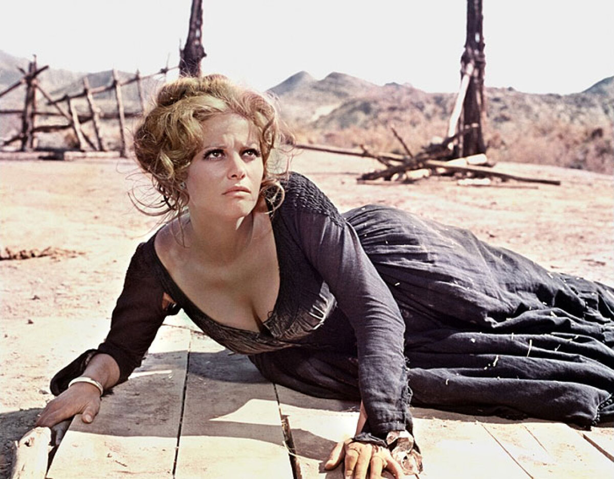 Herečka Claudia Cardinale na snímke z filmu Vtedy na západe z roku 1968. 