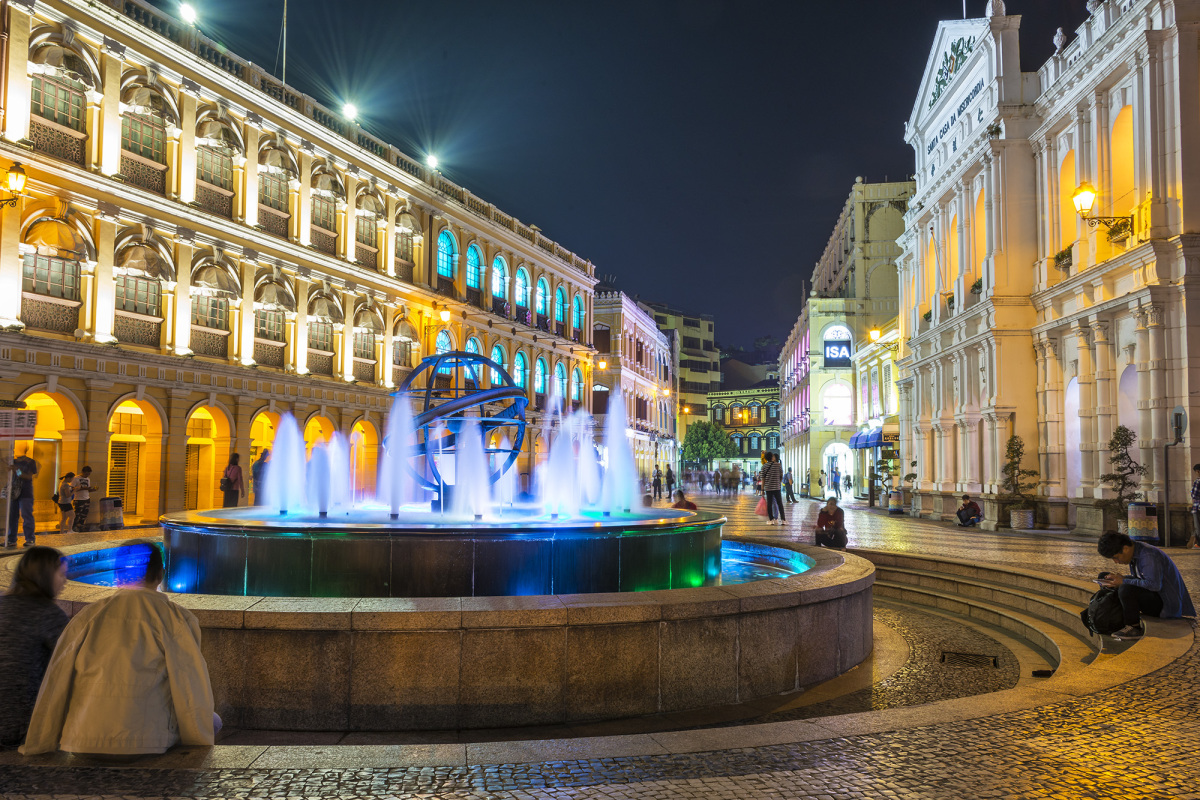 Macao, fontána