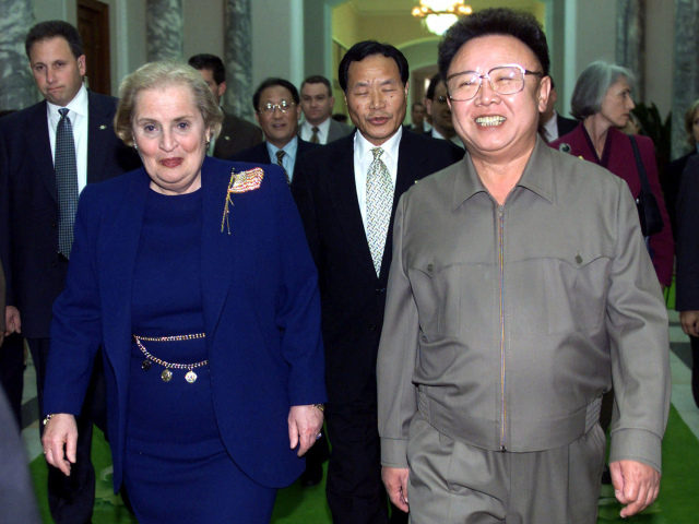 Albrightová , kim čong-il