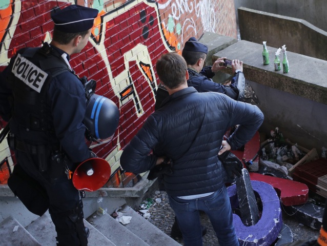 Francúzsko, protest, študenti, Paríž, polícia