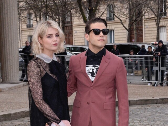 Lucy Boynton a herec Rami Malek 