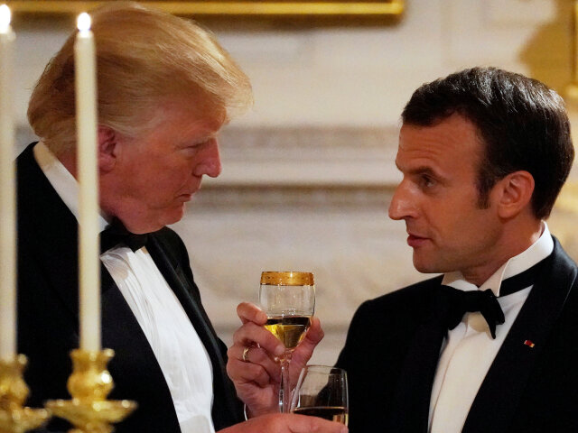 trump, macron