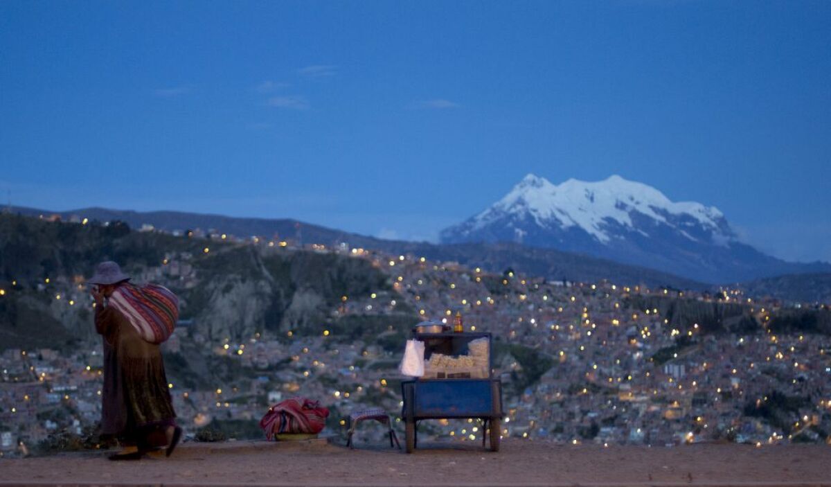 Bolívia, hory, La Paz