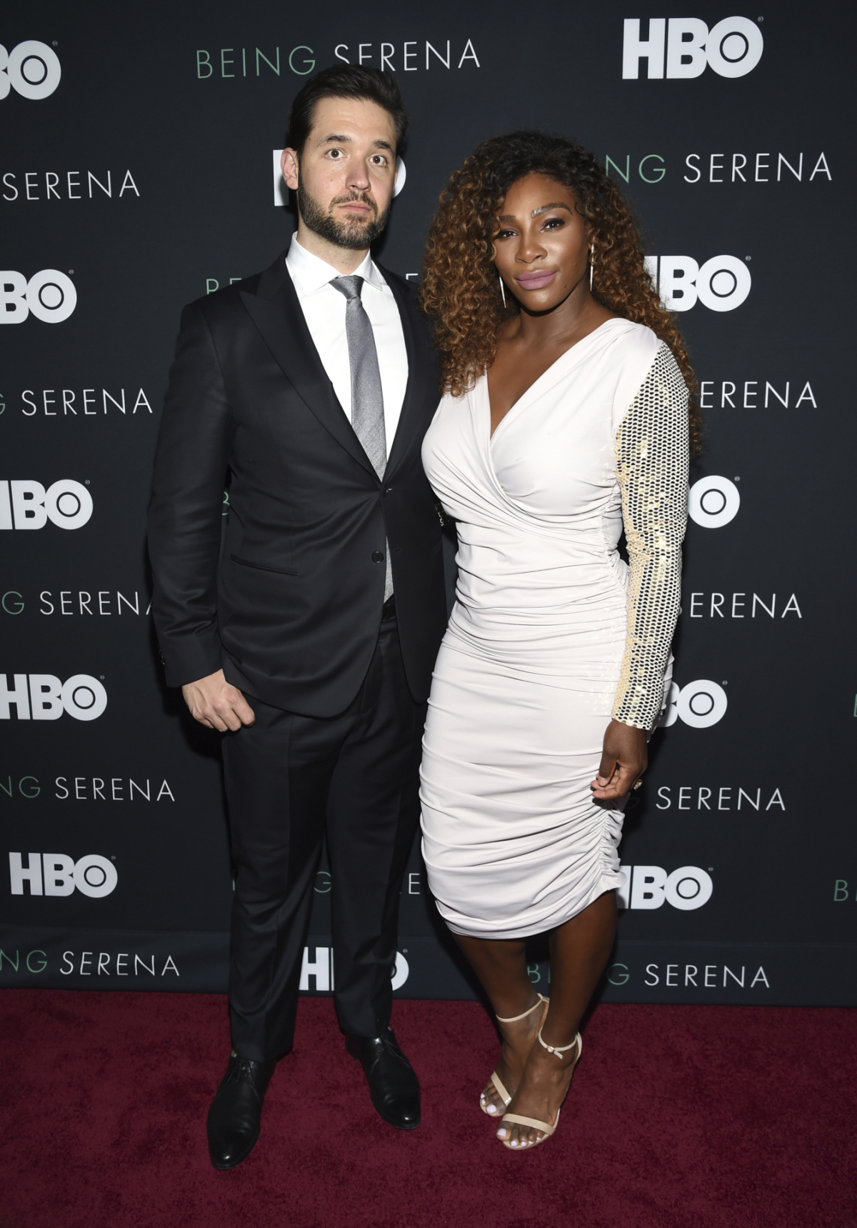 Tenistka Serena Williams a jej manžel Alexis Ohanian.