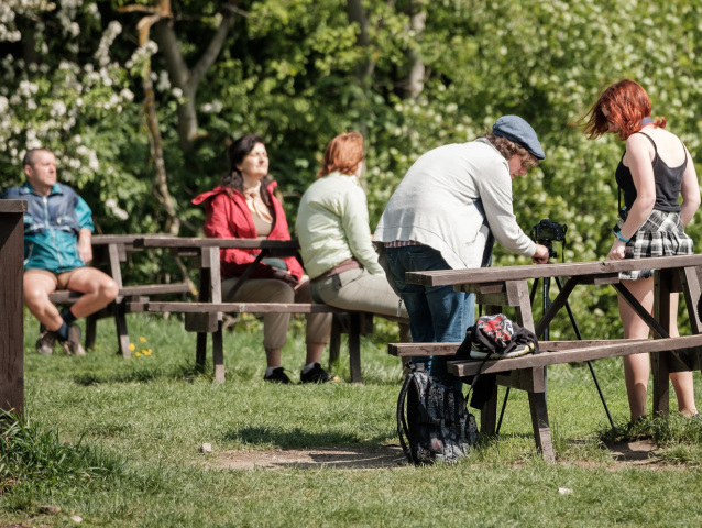 počasie, teplo, turisti, Koliba, Bratislava