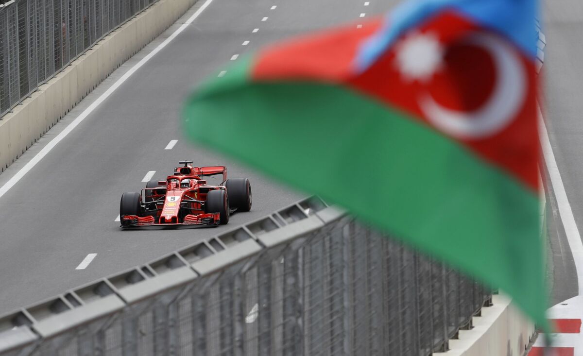 APTOPIX Azerbaijan F1 Gp Auto Racing