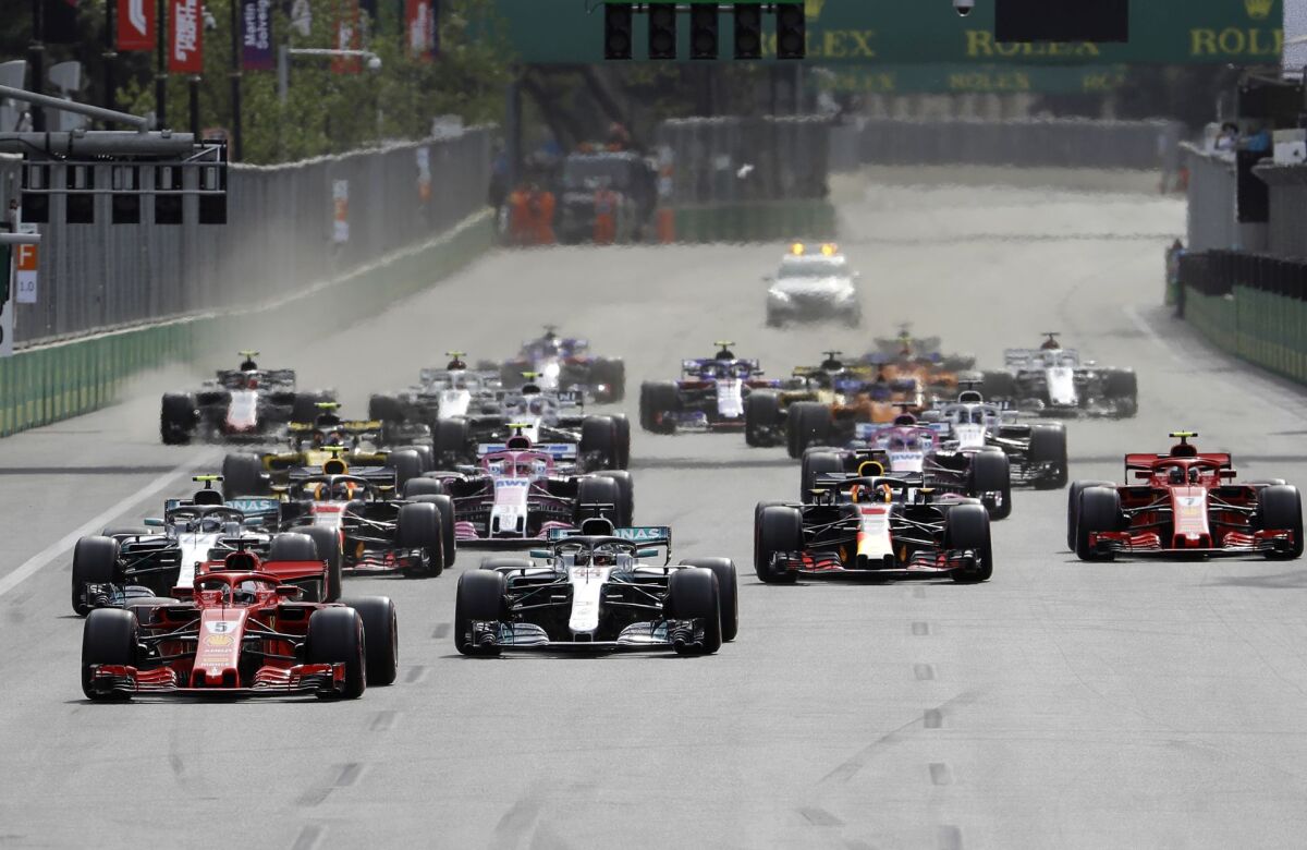 Azerbaijan F1 Gp Auto Racing
