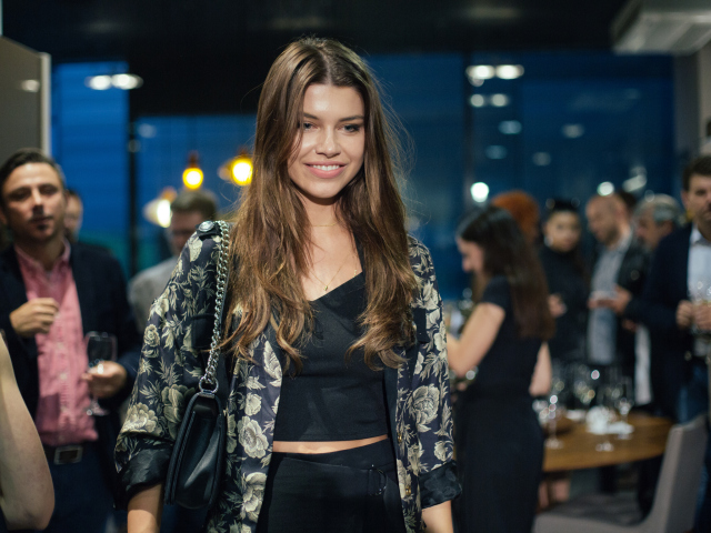 Riaditeľka Miss Slovensko Karolína Chomisteková. 