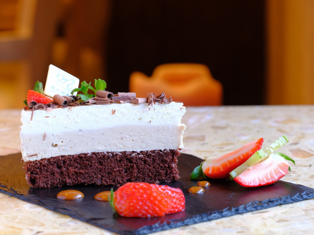 Gaštanovo-mätová torta