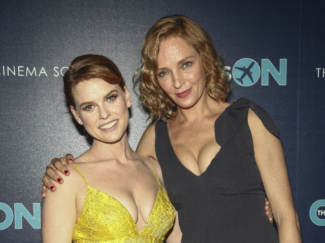 Alice Eve a  Uma Thurman