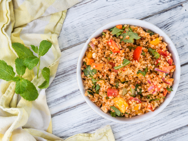 bulgur, šalát