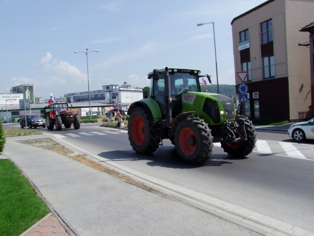 farmári, protest, trenčín, traktor