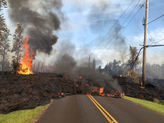 Havaj, sopka, láva