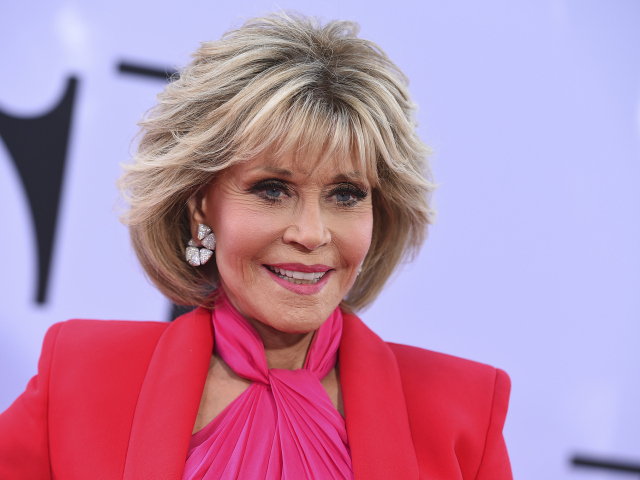 Herečka Jane Fonda.