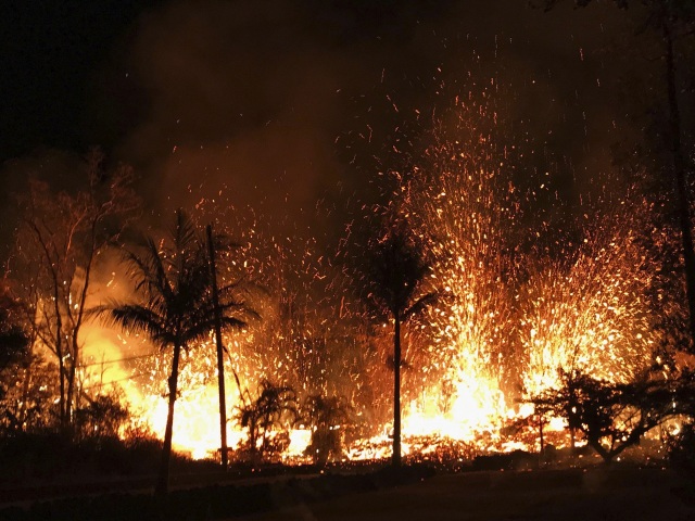 USA Havaj sopka zemetrasenie erupcia evakuácia