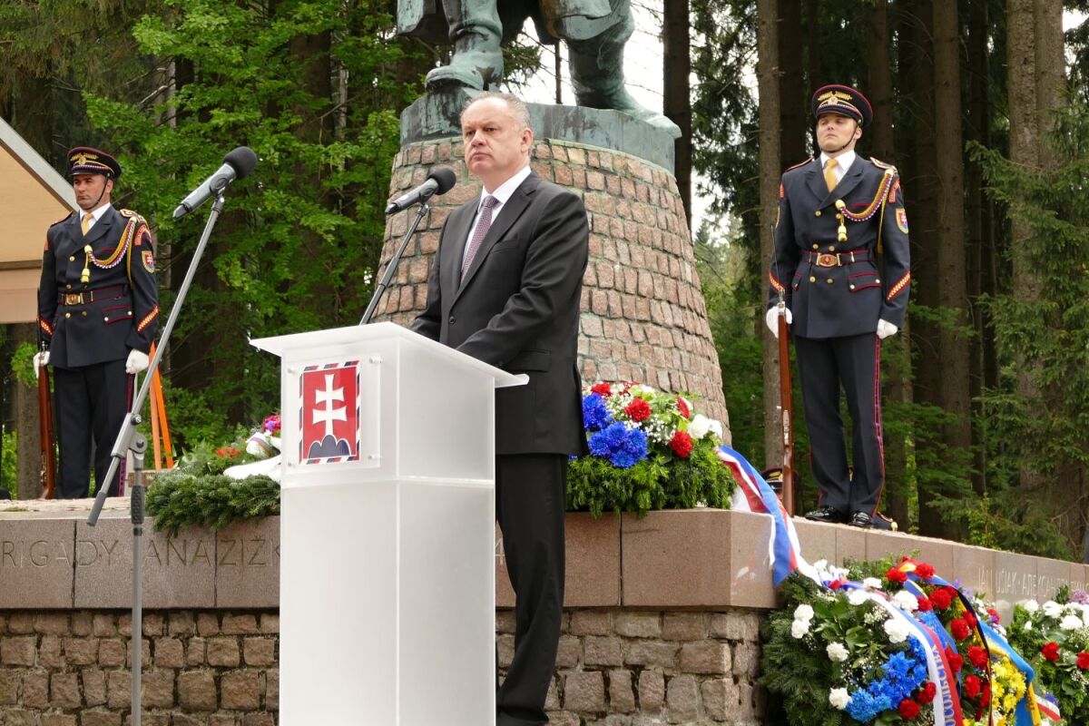 SR II. svetová vojna výročie prezident Kiska Makov ZAX