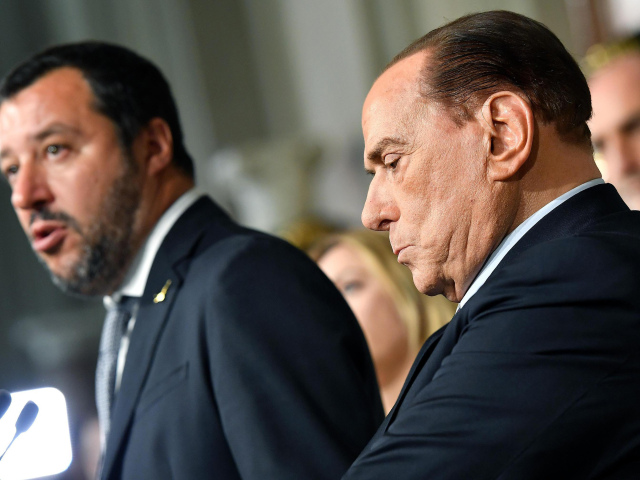 Berlusconi, salvin