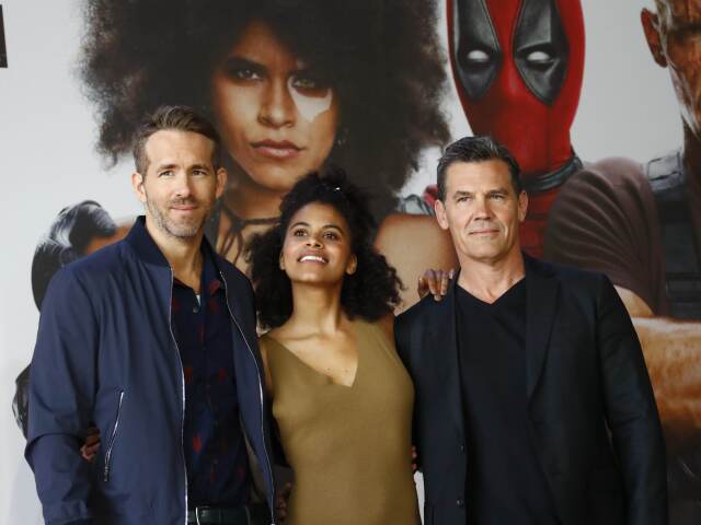 Ryan Reynolds, Zazie Beetz a Josh Brolin