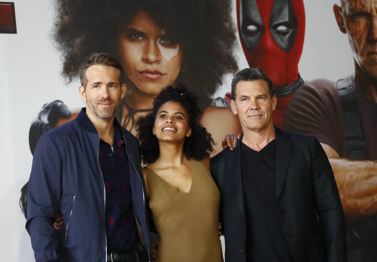 Ryan Reynolds, Zazie Beetz a Josh Brolin