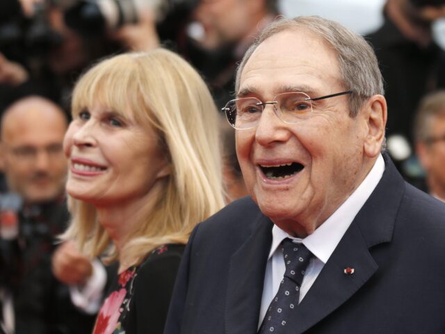Herec Robert Hossein a jeho manželka Candice Patou.