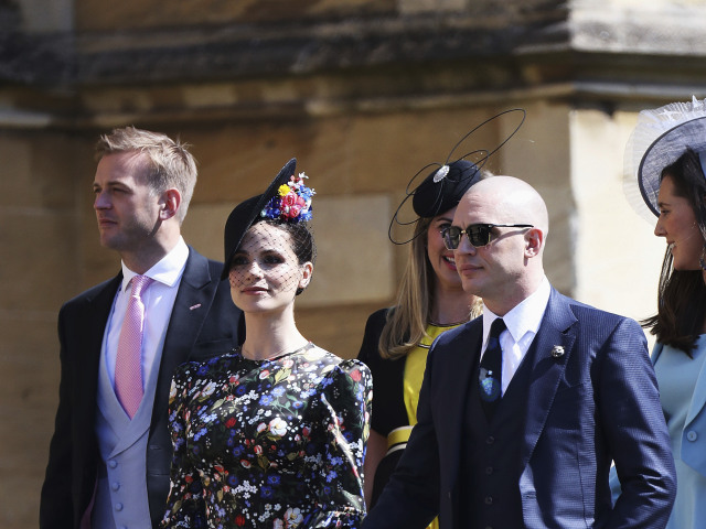 Herečka Charlotte Riley a jej partner - herec Tom Hardy.