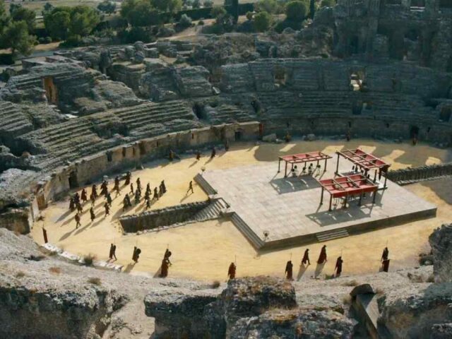 hra o tróny, game of thrones, italica, sevilla,