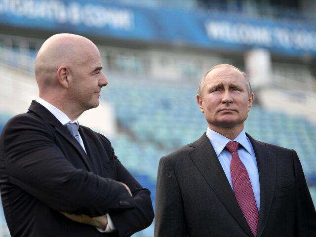 SOCCER-WORLDCUP/PUTIN-INFANTINO