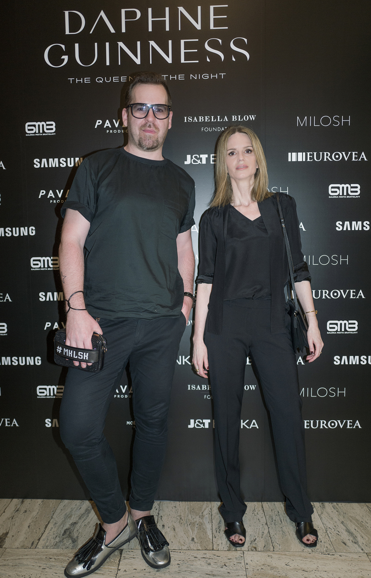 Dizajnér Fero Mikloško a štylistka Zuzana Kanisová. 