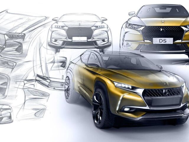 DS 7 Crossback - skica