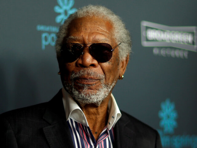 Herec Morgan Freeman na archívnom zábere z decembra 2017.