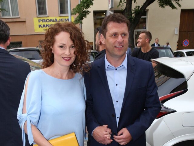 Markéta Hrubešová a jej priateľ Petr Sysel. 
