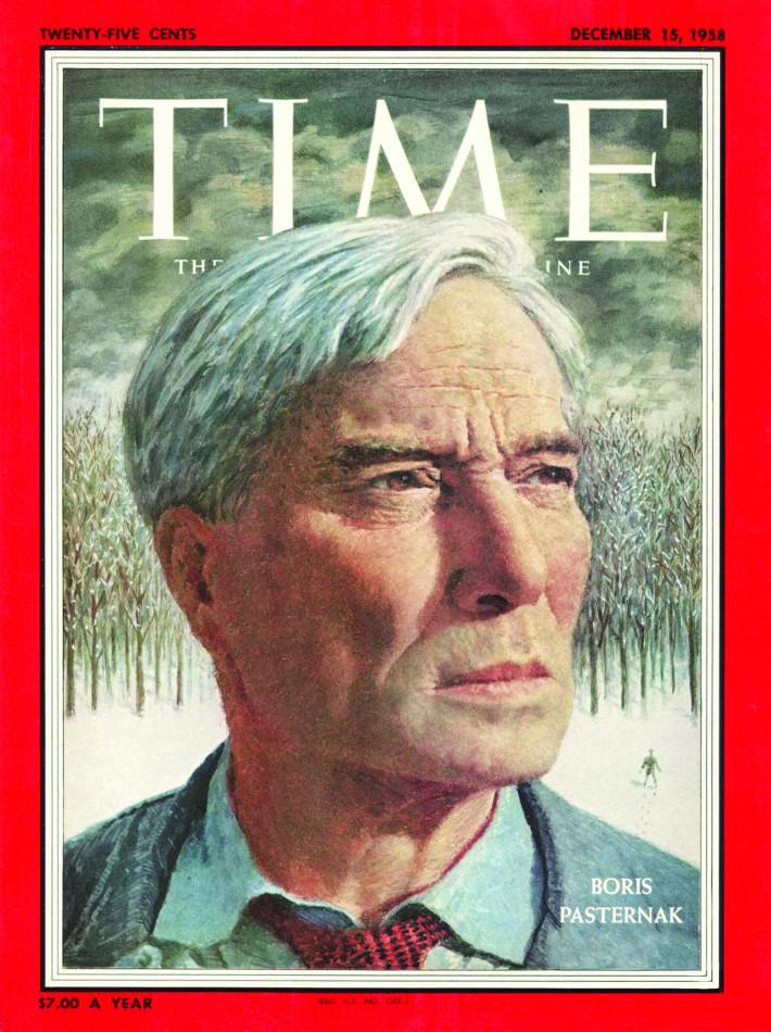 Pasternak na obálke časopisu Time 1958.