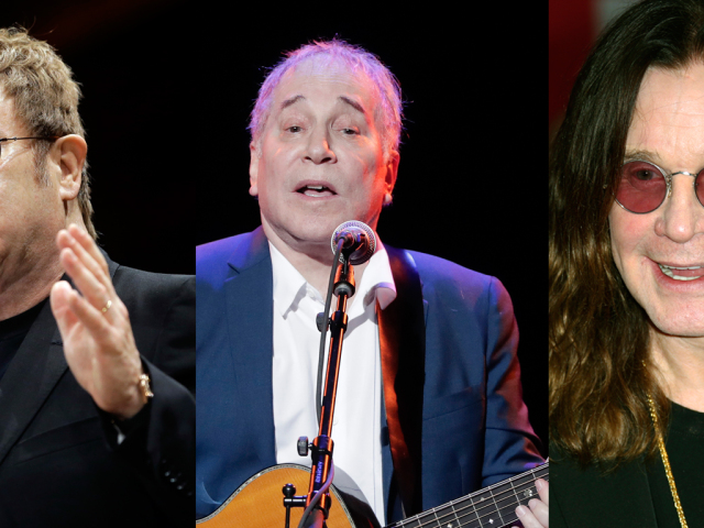Elton John Paul Simon Ozzy Osbourne