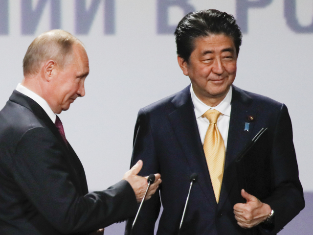 putin, šinzo abe