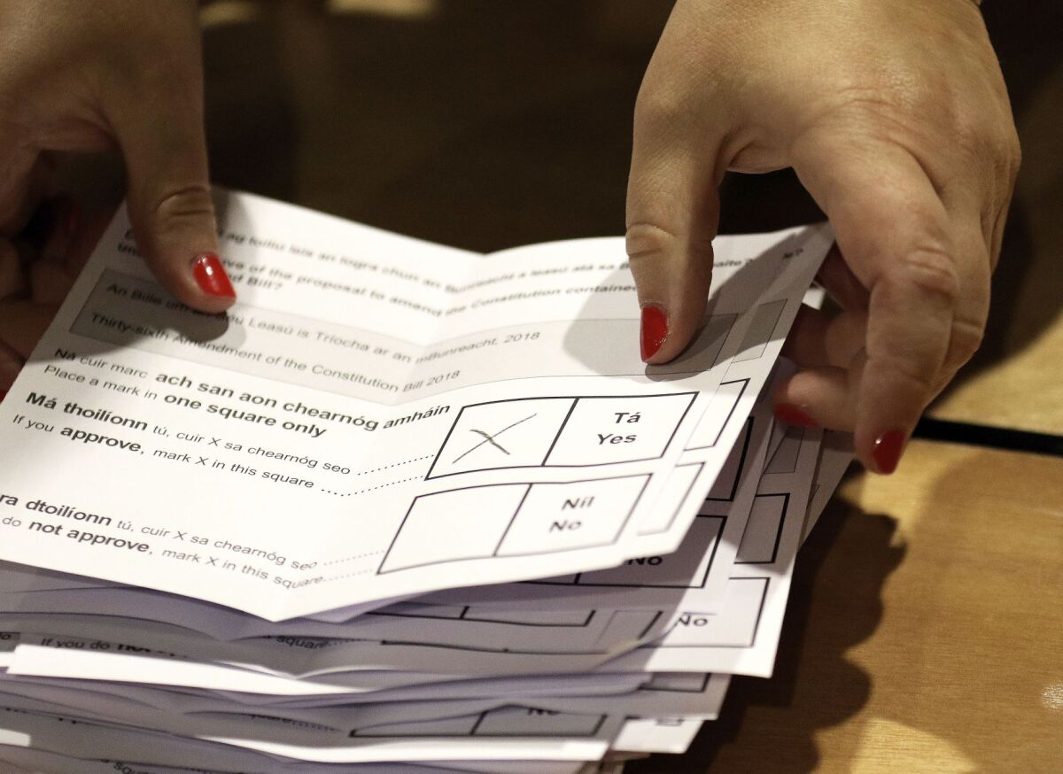 Írsko referendum interrupcie odhady