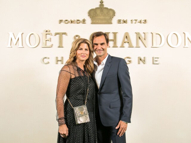 Roger Federer a jeho manželka Mirka Federer