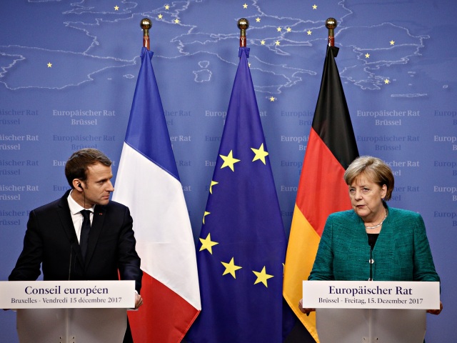 Emmanuel Macron, Angela Merkelová