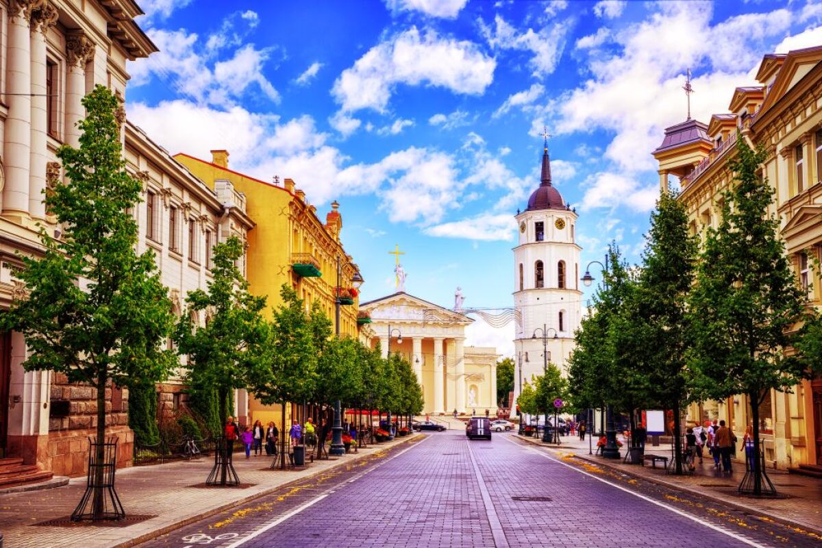 Vilnius, Litva, mesto, ulica