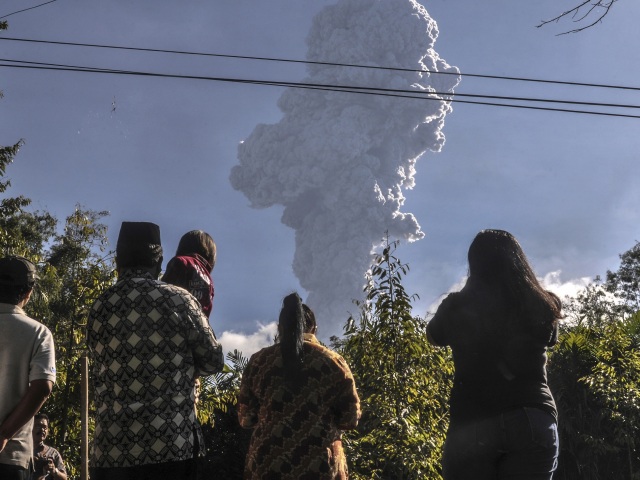 Indoneézia, sopka, Merapi
