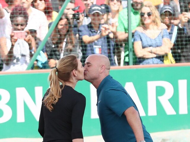 Steffi Graf a  Andre Agassi