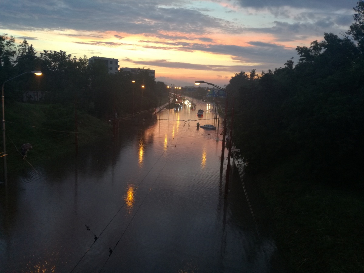 Bratislava prívalové dažde počasie